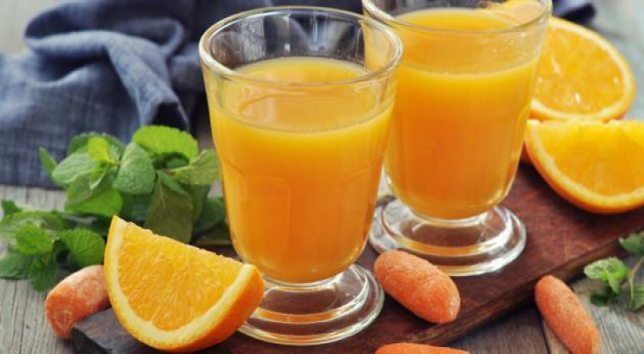 سموذي البرتقال مع الليمون - فيديو